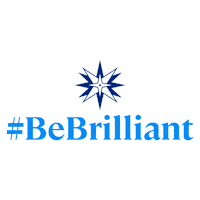 Be Brilliant Sticker by Moravian University