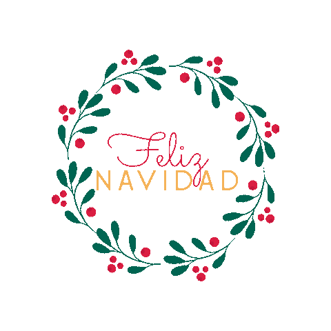 Feliz Navidad Christmas Sticker