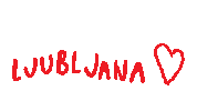 Slovenia Love Sticker by W3B