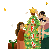 Christmas Greeting Sticker by SPIL