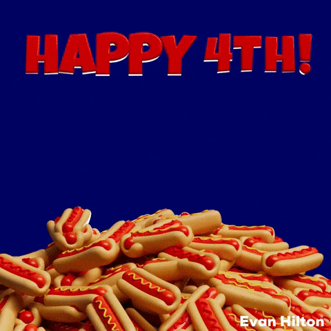 Grilling Independence Day GIF by Evan Hilton