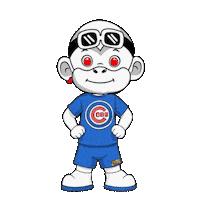 Chicago Cubs Smile Sticker by Zhot