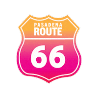 Route 66 Sticker by Visit Pasadena
