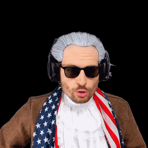 Ben Franklin Freedom GIF