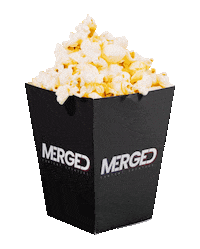 Snack Popcorn Sticker by Merged Content Creators
