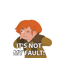 Its Not My Fault Esther Sticker by NETFLIX