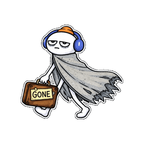 Tired On My Way Sticker
