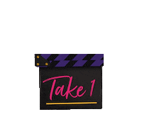 Clapperboard Take1 Sticker by Make Events
