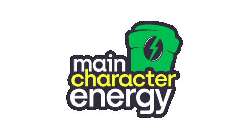 Main Character Coffee Sticker by easypaisa