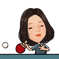 Ping Pong Girl Sticker