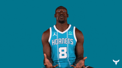 Bismack Biyombo Wow GIF by Charlotte Hornets