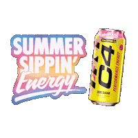 Energy Drink Drinking Sticker by C4
