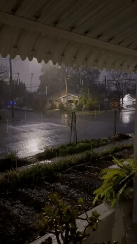 Heavy Rain Causes Urban Flooding in Northern California