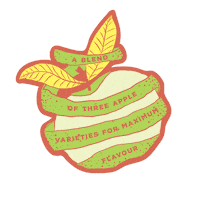 Drink Apple Sticker by Square Root Soda