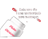 Pílulas Otimismo Sticker by Atelier das Arteiras