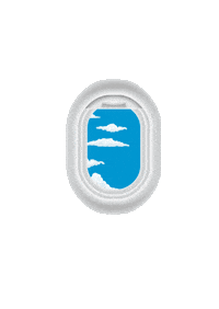 SabihaGokcen fly sky cloud plane Sticker