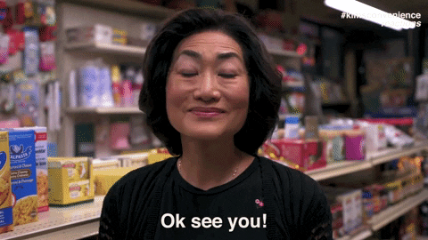 ok see you jean yoon GIF by Kim's Convenience
