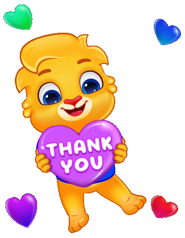 Thank U Love Sticker by Lucas and Friends by RV AppStudios