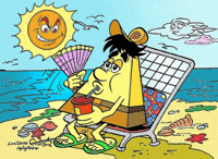 On The Beach Drinking GIF