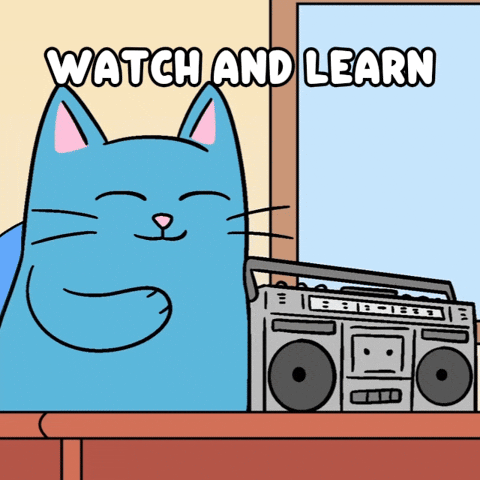 Showing Off Blue Cat GIF