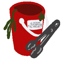 Clean Up Beach Sticker by Ocean Purpose Project