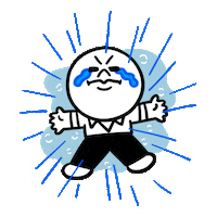 Sad Moon Sticker by LINE FRIENDS