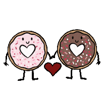 In Love Hearts Sticker
