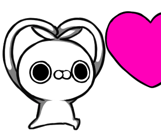 In Love Corazon Sticker by クレイジー闇うさぎ