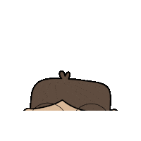 Cartoon Hide Sticker