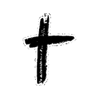 Jesus Cross Sticker by SOLAWuppertal
