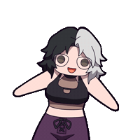 Jump Chibi Sticker