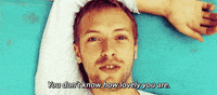 Chris Martin Coldplay GIF