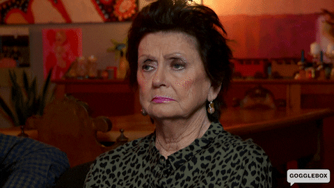 Confused Shake GIF by Gogglebox Australia