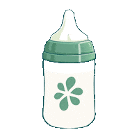 Baby Milk Sticker by Eat Play Say