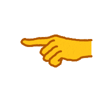 Wave Hand Sticker by yeamoji