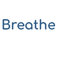 Yoga Breathe Sticker by Eithne Bryan