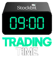 Clock Trading Sticker by Stockbit