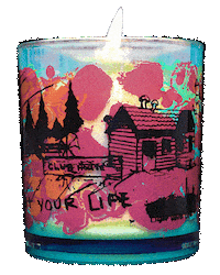 ClubhouseCandleCo candle candles clubhouse ccc Sticker