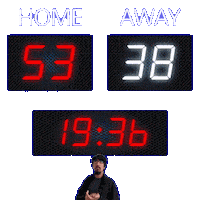 38 Away Sticker