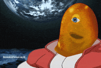 Space Staring GIF