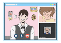 YariTC anime online nervous virtual Sticker