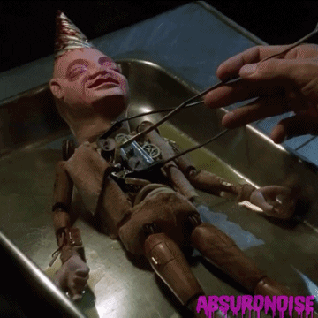 puppet master 2 horror movies GIF by absurdnoise