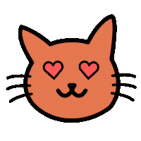 Cat Heart Sticker by respekTiere e.V.