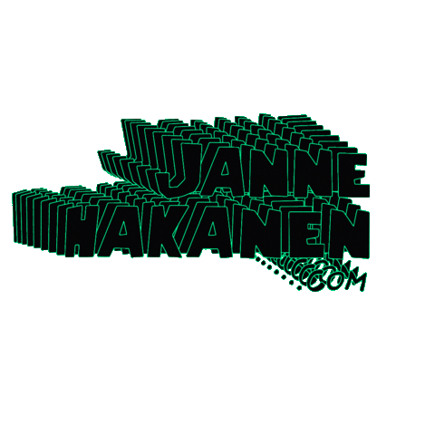 Hakanenjanne Sticker by jannehakanen.com