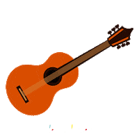 canteraflamenca guitar musica guitarra flamenco Sticker