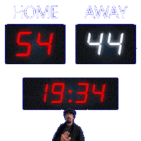 44 Away Sticker