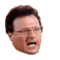 angry seinfeld STICKER