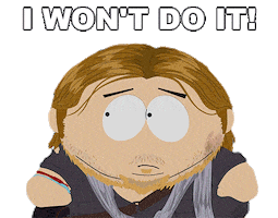 No Way Cartman Sticker by South Park