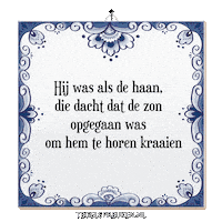 Wijsheid Ego Sticker by Tegelspreuken.nl