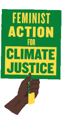 Environment Protest Sticker by UN Women